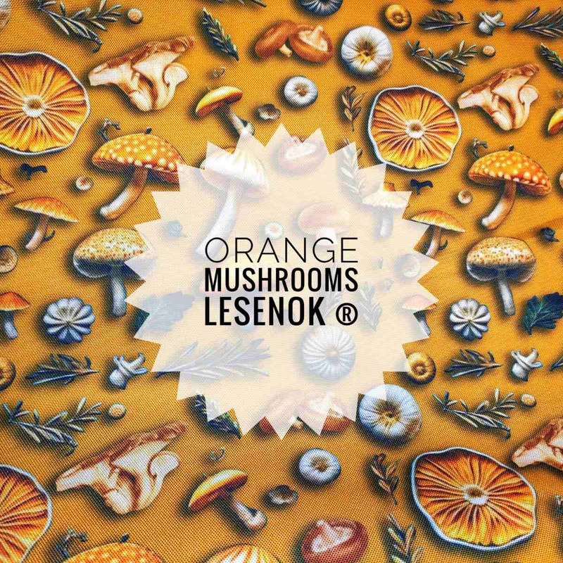 Orange mushrooms