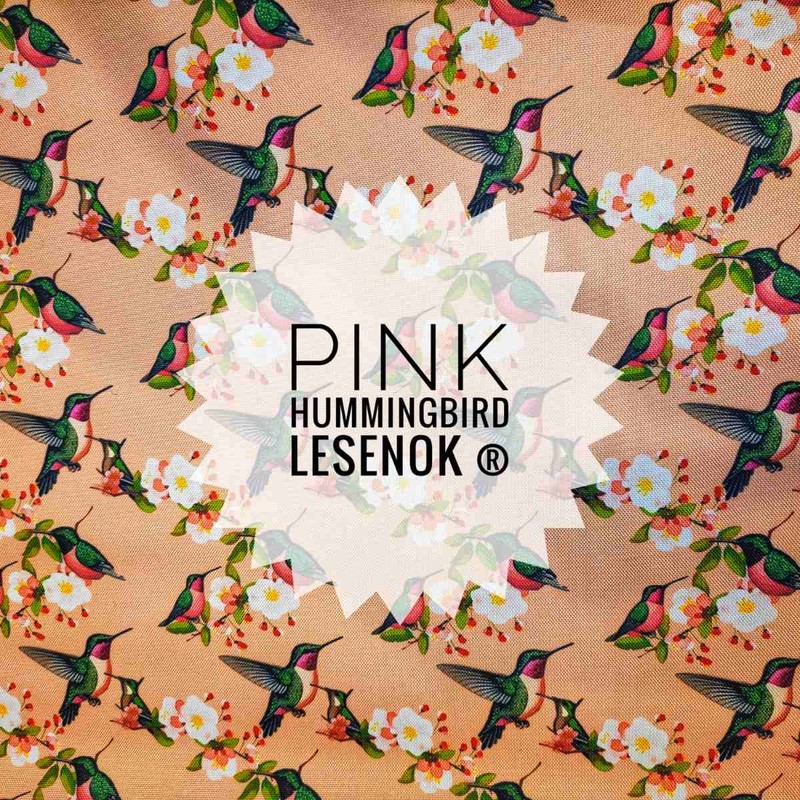 Pink hummingbird